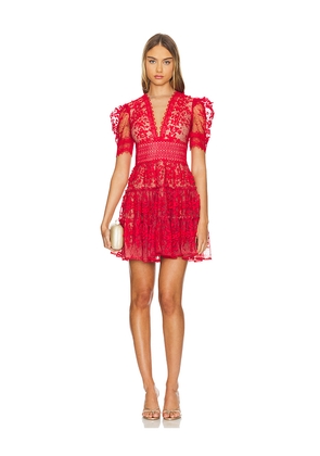 Bronx and Banco Megan Mini Dress in Red. Size M. Also in S, XL.