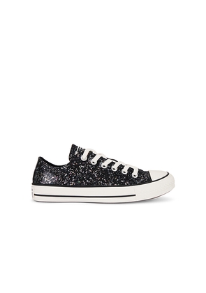 Converse Chuck Taylor All Star Glitter Sneaker in Black. Size 7. Also in 6.5.