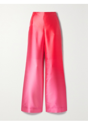 SEMSEM - Dégradé Duchesse-satin Wide-leg Pants - Pink - US0,US2,US4,US6,US8,US10,US12