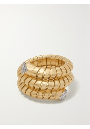 Marina B - Trisola 18-karat Gold Diamond Ring - 6,7