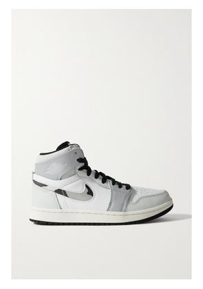 Nike - Air Jordan 1 Zoom Air Cmft 2 Leather High-top Sneakers - Gray - US6,US6.5,US7,US7.5,US8,US8.5,US9,US9.5,US10