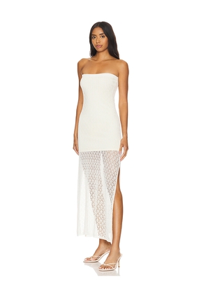 Bec + Bridge Aurora Strapless Dress in Ivory. Size L. Also in S, M.