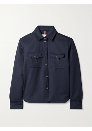 ERIN SNOW - Sahara Wool-blend Twill Jacket - Blue - x small,small,medium,large