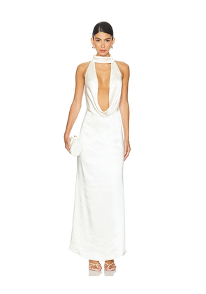 ELLIATT Faith Maxi Dress in Cream. Size L. Also in XL.