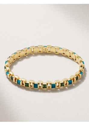Emily P. Wheeler - + Net Sustain 18-karat Recycled-gold, Turquoise And Emerald Bracelet - One size