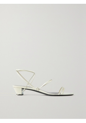The Row - Graphic Leather Sandals - Ivory - IT35,IT36,IT36.5,IT37,IT37.5,IT38,IT38.5,IT39,IT39.5,IT40,IT40.5,IT41,IT42
