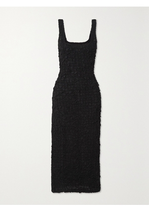 MARA HOFFMAN - Popcorn Tencel Modal Midi Dress - Black - XXS,XS,S,M,L,XL,2XL,3XL