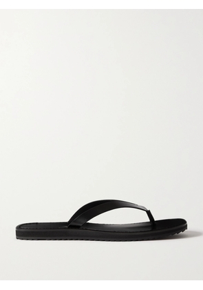 The Row - City Leather Flip Flops - Black - IT35,IT36,IT36.5,IT37,IT37.5,IT38,IT38.5,IT39,IT39.5,IT40,IT40.5,IT41,IT42