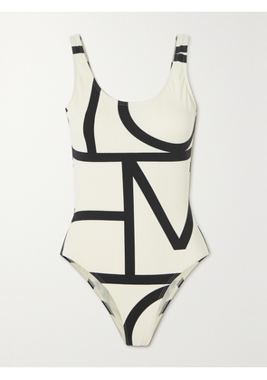 TOTEME - Printed Recycled Swimsuit - White - xx small,x small,small,medium,large,x large