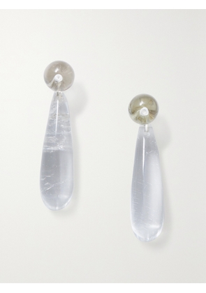 Sophie Buhai - + Net Sustain Angelikka Silver Quartz Earrings - Neutrals - One size