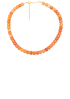 Casa Clara Cosmic Necklace in Brown.