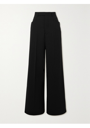 Rick Owens - Mastodon Stretch-wool Wide-leg Pants - Black - IT38,IT40,IT42,IT44,IT46,IT48