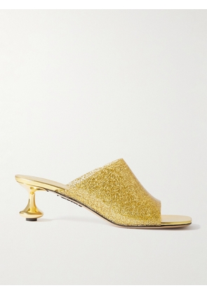 LOEWE - + Paula's Ibiza Toy Glittered Pvc Mules - Gold - IT35,IT36,IT37,IT38,IT39,IT40,IT41