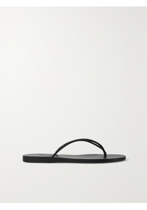Ancient Greek Sandals - Adrahti Braided Leather Sandals - Black - IT35,IT36,IT37,IT38,IT39,IT40,IT41,IT42