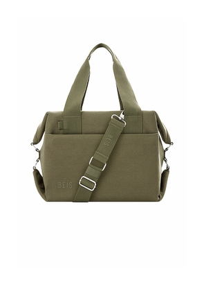 BEIS The Collapsible Lunch Box in Olive.