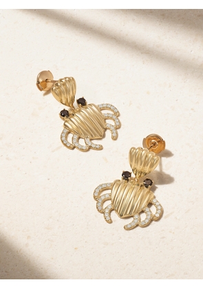 Yvonne Léon - 9-karat Gold Diamond Earrings - One size