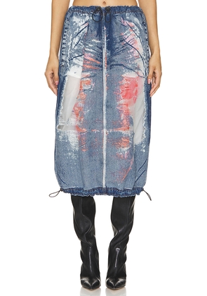 Diesel Mirtow Skirt in Denim-Medium. Size 24. Also in 26, 28.