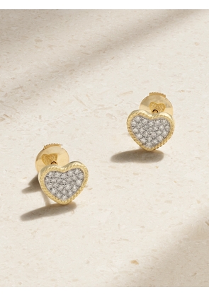 Yvonne Léon - 9-karat Gold Diamond Earrings - One size