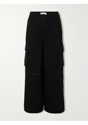 The Frankie Shop - Hailey Denim Cargo Pants - Black - x small,small,medium,large