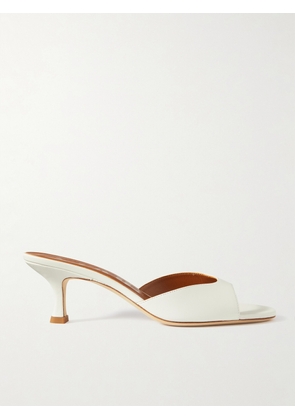 STAUD - Brigitte Leather Mules - White - IT35,IT35.5,IT36,IT36.5,IT37,IT37.5,IT38,IT38.5,IT39,IT39.5,IT40,IT40.5,IT41,IT41.5,IT42