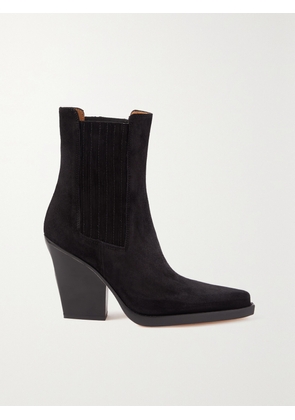 Paris Texas - Dallas Suede Ankle Boots - Black - IT36,IT36.5,IT37,IT37.5,IT38,IT38.5,IT39,IT39.5,IT40,IT40.5,IT41,IT41.5,IT42