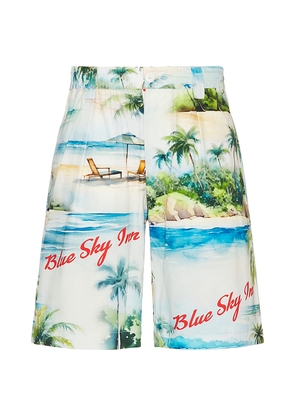 Blue Sky Inn Island Poplin Shorts in Grey. Size M. Also in S.