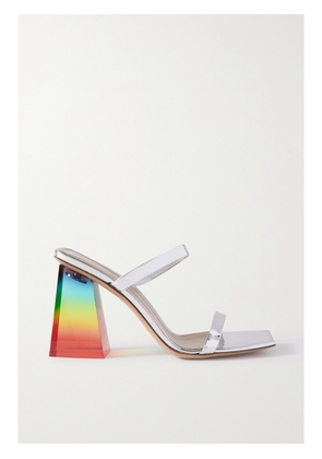 Gianvito Rossi - 85 Metallic Leather Sandals - Silver - IT36,IT37,IT37.5,IT38,IT38.5,IT39,IT39.5,IT40,IT40.5,IT41,IT42