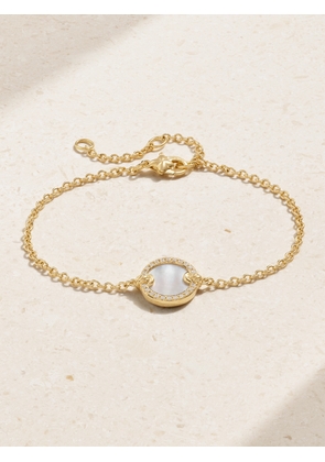 David Yurman - Elements Center Station 18-karat Gold, Mother-of-pearl And Diamond Bracelet - One size