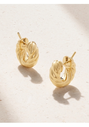 David Yurman - Sculpted Cable 18-karat Gold Hoop Earrings - One size