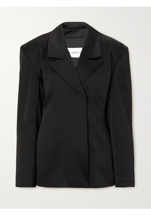 16ARLINGTON - Lorelei Satin Blazer - Black - UK 6,UK 8,UK 10,UK 12,UK 14