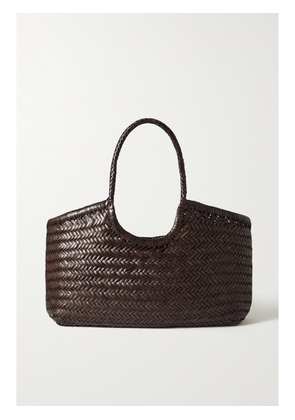 Dragon Diffusion - Nantucket Large Woven Leather Tote - Brown - One size