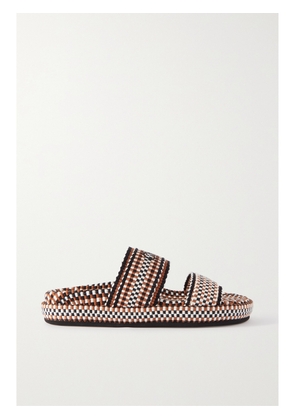 Chloé - Rori Woven Cotton Slides - Red - IT35,IT36,IT37,IT38,IT39,IT40,IT41
