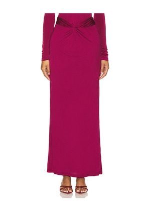 Auteur Studio Melanie Skirt in Burgundy. Size M. Also in S, XS.