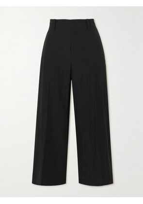 VINCE - Cropped Tencel Lyocell-blend Straight-leg Pants - Black - US0,US2,US4,US6,US8,US10,US12,US14