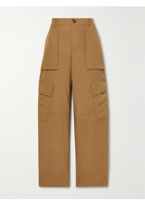 VINCE - Tencel Lyocell Wide-leg Cargo Pants - Brown - US0,US2,US4,US6,US8,US10,US12