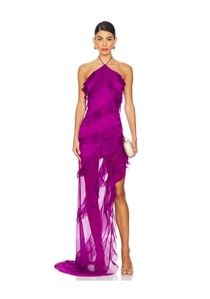 ELLIATT Mia Gown in Purple. Size M. Also in S, XS, L, XL, XXL.