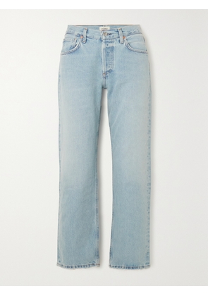 Citizens of Humanity - + Net Sustain Neve Distressed Straight-leg Organic Jeans - Blue - 23,24,25,26,27,28,29,30,31,32,33