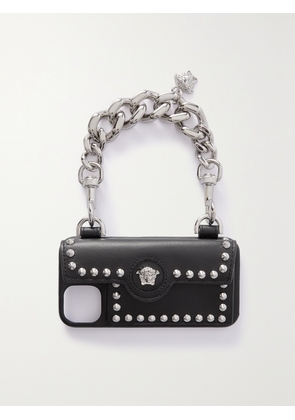 Versace - Embellished Iphone 13 Max Case - Black - One size