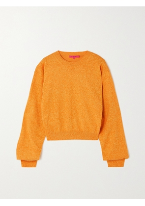 The Elder Statesman - Nova Organic Cotton And Cashmere-blend Sweater - Orange - x small,small,medium,large