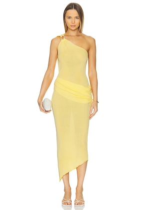 Baobab Lyn Dress in Yellow. Size L. Also in M, XL.