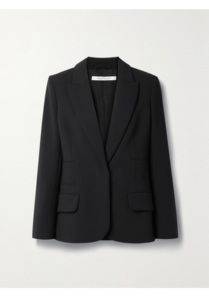 Another Tomorrow - + Net Sustain Wool-blend Crepe Blazer - Black - IT36,IT38,IT40,IT42,IT44,IT46,IT48