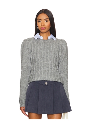ALL THE WAYS Brianna Sweater in Grey. Size L. Also in XS, S.