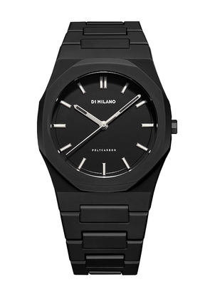 D1 Milano Polycarbon 40.5mm Watch in Black.