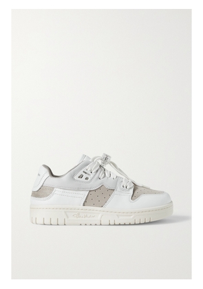 Acne Studios - Leather, Suede And Nubuck Sneakers - White - IT35,IT36,IT37,IT38,IT39,IT40,IT41