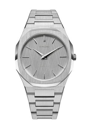 D1 Milano Ultra Thin Bracelet 40mm Watch in Metallic Silver.