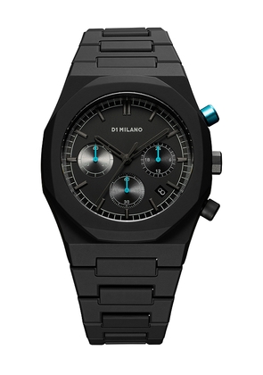 D1 Milano Polychrono 40.5mm Watch in Black.