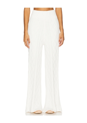 BEACH RIOT Rayne Pant in Cream. Size L. Also in S, M, XL.
