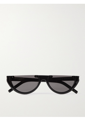 SAINT LAURENT EYEWEAR - Cat-eye Acetate Sunglasses - Black - One size