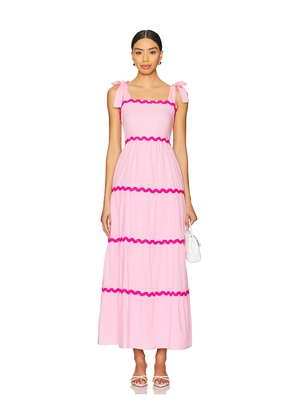 BEACH RIOT Charlotte Dress in Pink. Size L. Also in XS, S, XL.