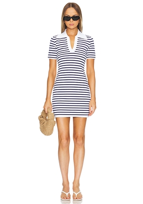 AEXAE Technical Polo Mini Dress in Multi. Size M. Also in XXS, XS, S.